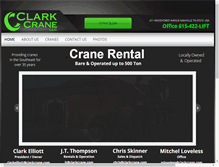 Tablet Screenshot of clarkcrane.com